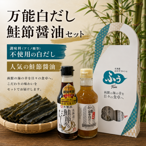 万能白だし/鮭節醬油セット