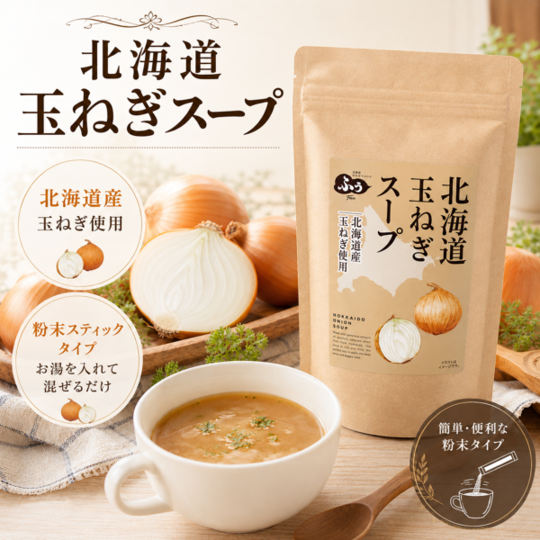 北海道玉ねぎスープ　12袋入